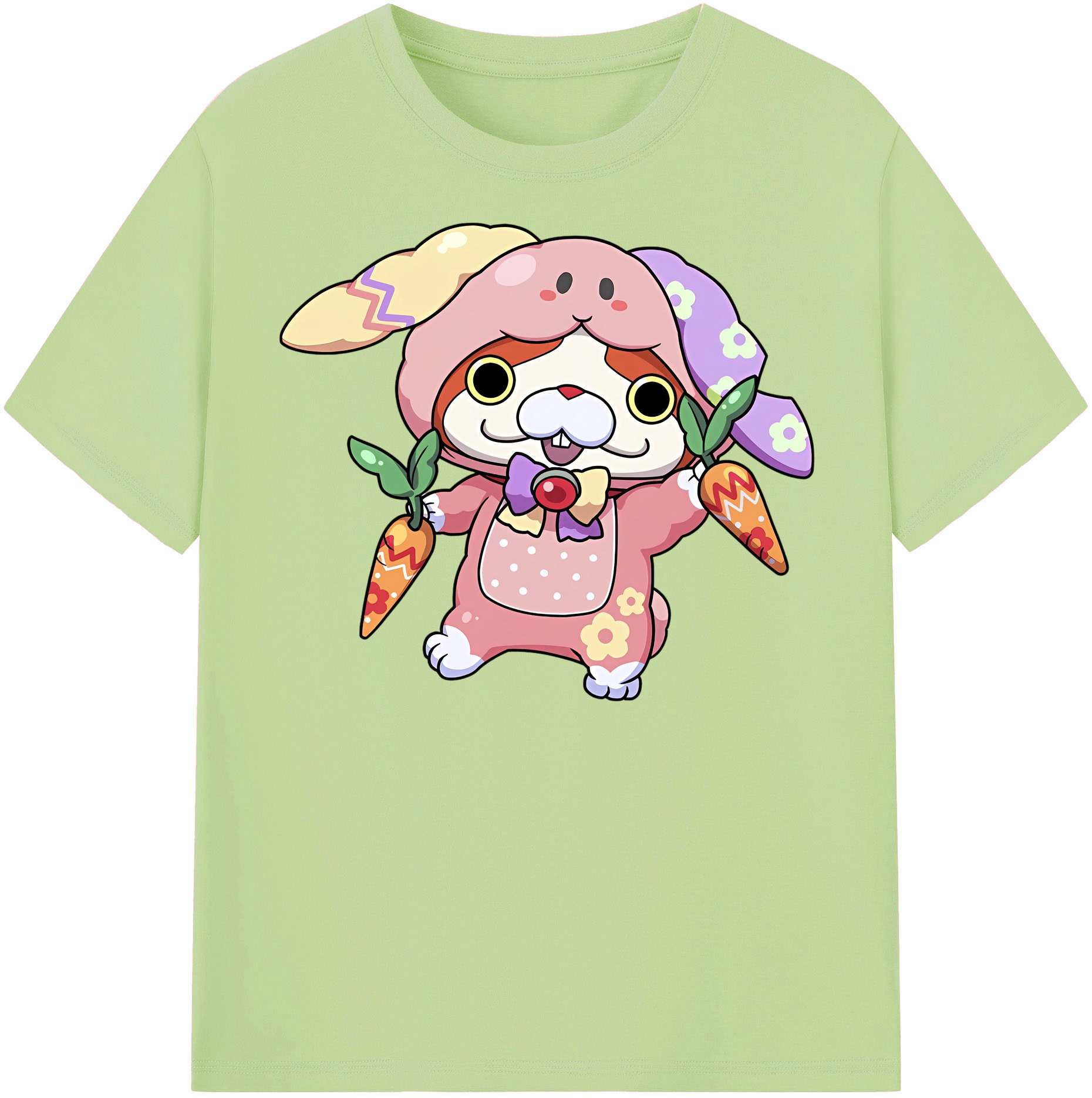 （画像用） 妖怪ウォッチ Yo-kai Watch 綿100％半袖Tシャツ（フロントプリント）